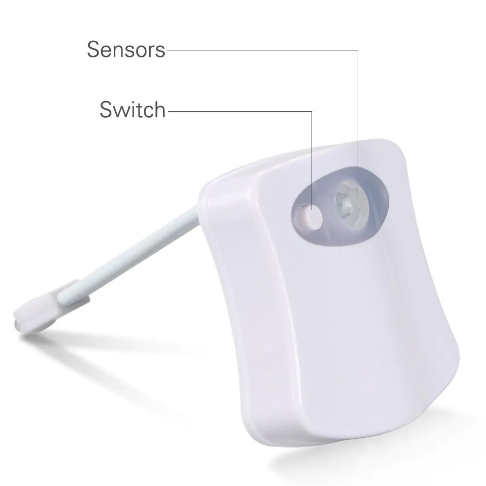 16-Color Motion Sensor LED Toilet Night Light