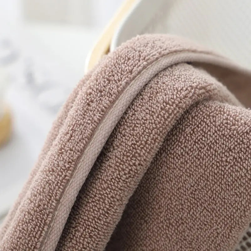 Solid Color Cotton Hand Towel for Home Bathroom Use