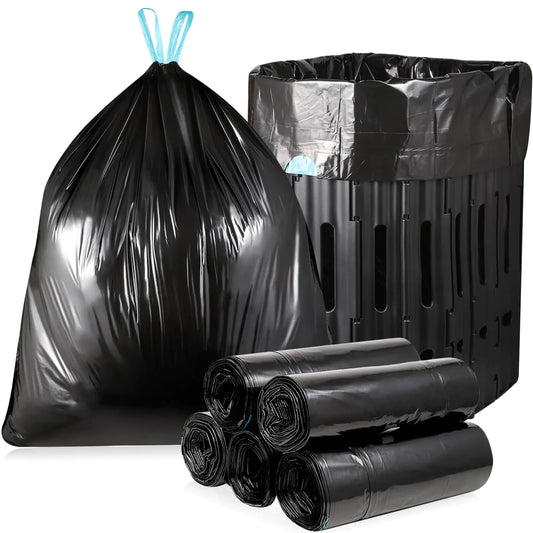 50 Pack Portable Toilet Bags 8 Gallon Camping Toilet Bags Toilet Waste Bags Leak-Proof Potty Liners Trash Bags for Outdoor Camping Toilet BucketTraveling RV Trip