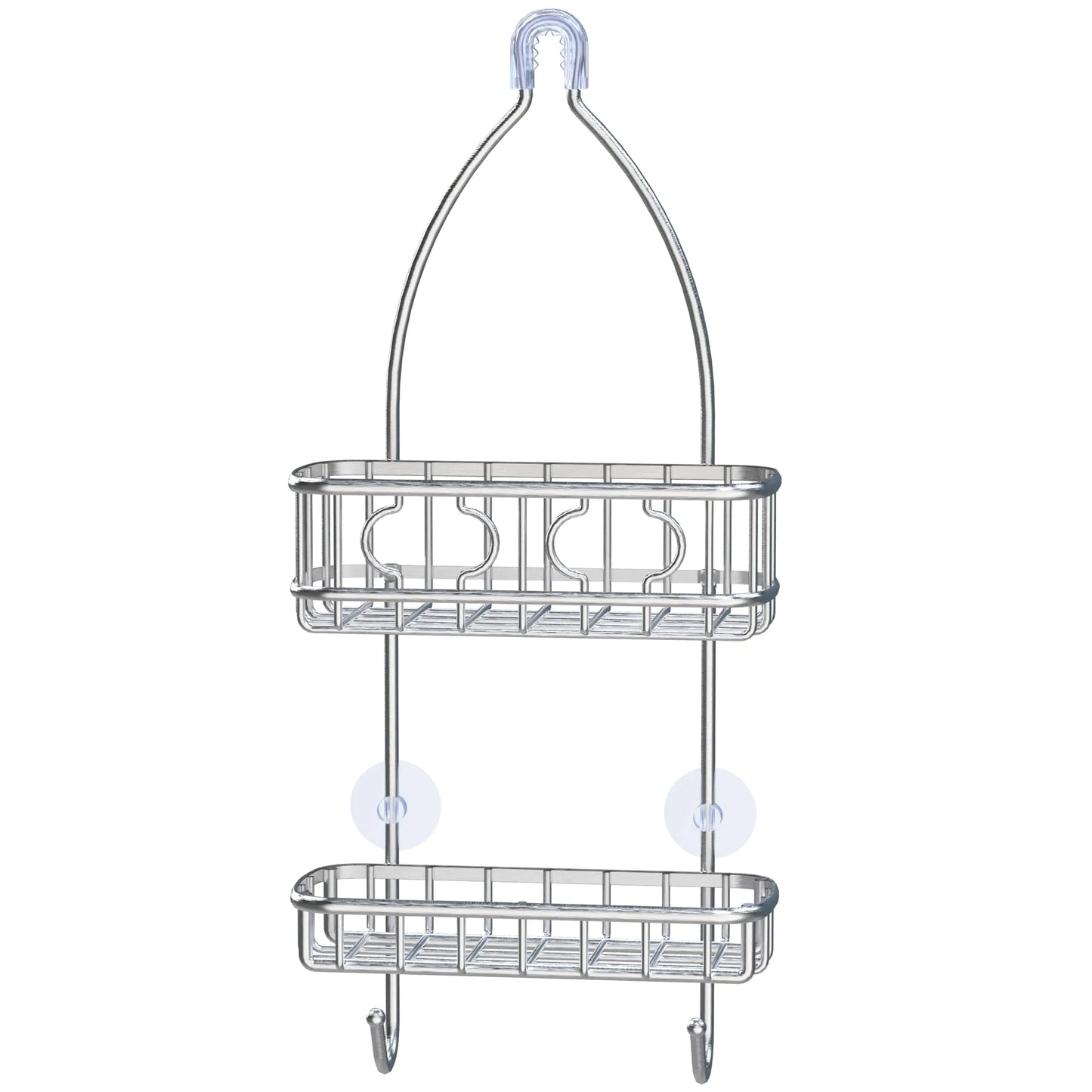 Simple Houseware Stainless Steel Bathroom Hanging Shower Head Caddy Organizer (22 x 10.2 x 4.2 inches)