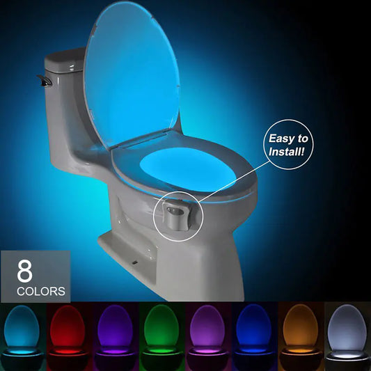 16-Color Motion Sensor LED Toilet Night Light